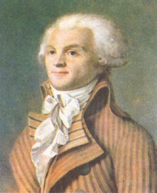 unknow artist den store revolutionaren robespierre